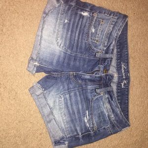 american eagle jean shorts